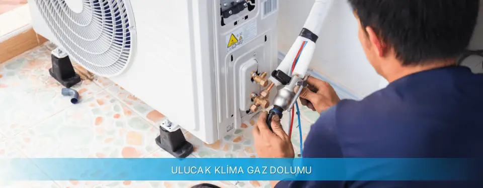 Ulucak İlçemi Midea Klima Gaz Dolumu
